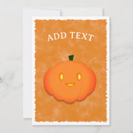 Invitación Cumpkin Halloween Watercolor Baby Shower