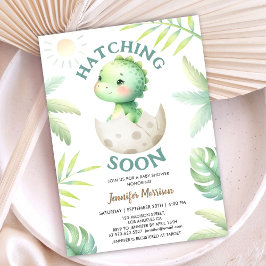 Invitación Cumple pronto Cumpleaños de bebe de dinosaurio Beb