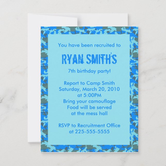 Invitación Cumpleaños (Anverso)