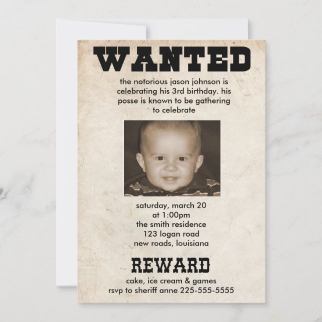 Invitación Cumpleaños (Anverso)