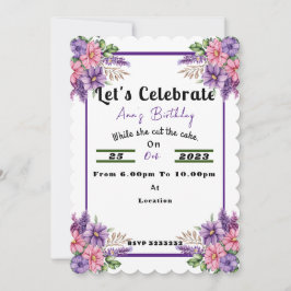 Invitación Cumpleaños