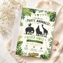 Cumpleaños 10 de Animales de la Jungla