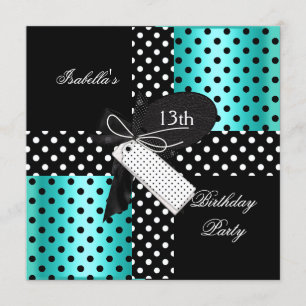 Invitación Cumpleaños 13 adolescente chicas