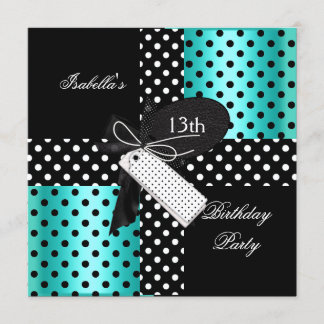 Invitación Cumpleaños 13 adolescente chicas