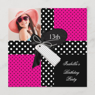 Invitación Cumpleaños 13 de chicas adolescentes