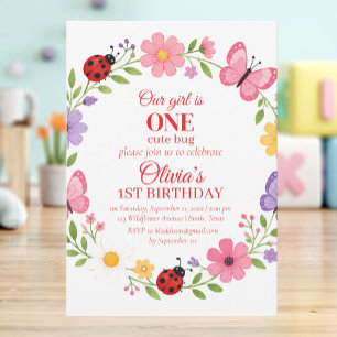 Invitación Cumpleaños 1 de la Señora Chinita Adorable