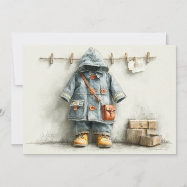 Invitación Cumpleaños 1 del Bomberito (Anverso)