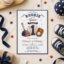Cumpleaños 1er de Little Rookie Béisbol
