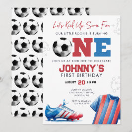 Invitación Cumpleaños 1er Fútbol