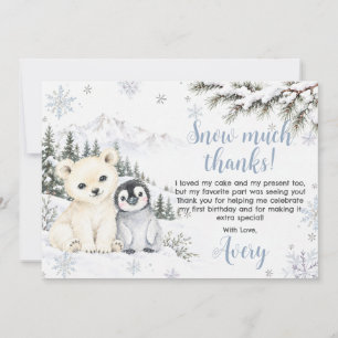 Invitación Cumpleaños 1er Invierno Onederland Anim