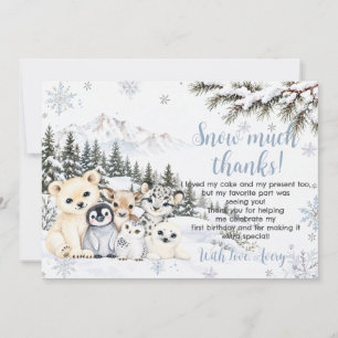 Invitación Cumpleaños 1er Invierno Onederland Anim