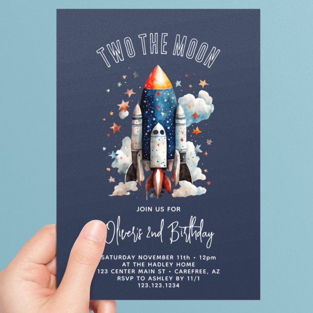 Invitación Cumpleaños 2º del Cohete a la Luna (Subido por el creador)