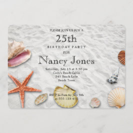 Invitación cumpleaños 25