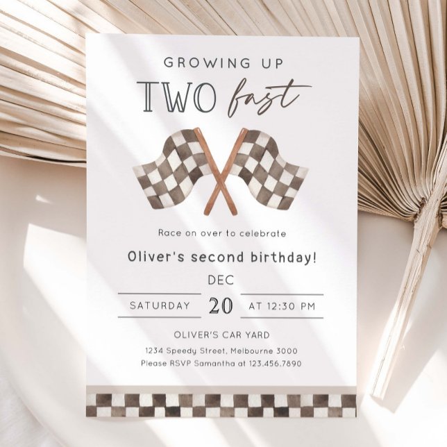 Invitación Cumpleaños 2 Fiesta de Cumpleaños de Growing Up Tw (Subido por el creador)