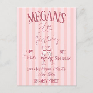 Invitación Cumpleaños 30