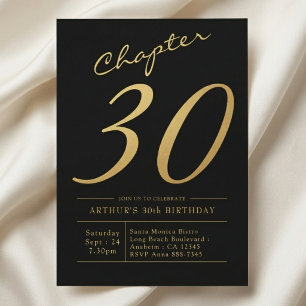 Invitación Cumpleaños 30 de Hijo 30 Años Cumpleaños Fiesta Ne