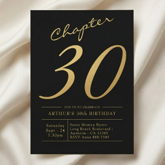 Invitación Cumpleaños 30 de Hijo 30 Años Cumpleaños Fiesta Ne