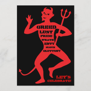 Invitación Cumpleaños 40 - Diablos de un Fiesta