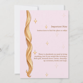 Invitación Cumpleaños 4 - Por siempre una Princesa