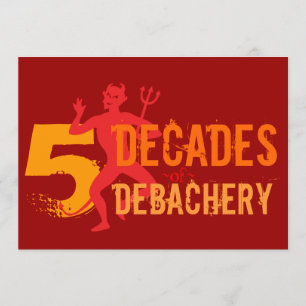 Invitación Cumpleaños 50 - Diablos de un Fiesta