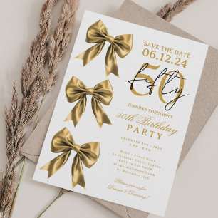 Invitación Cumpleaños 50 Fiesta de Salvaguarda la Fecha Arco