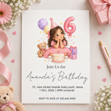 Cumpleaños 6 personalizado