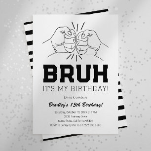 Invitación Cumpleaños adolescente ¡Es mi fiesta de cumpleaños