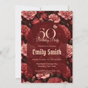 Invitación Cumpleaños adolescente personalizado con tema de c
