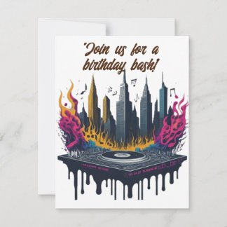 Invitación ¡Cumpleaños Bash!