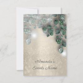 Invitación Cumpleaños Bridal Shower Light Jar Rustic Sepia Go