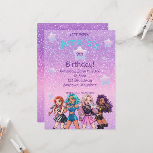 Invitación Cumpleaños cantando K-Pop coreano