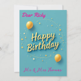 Invitación Cumpleaños! Celebra tu día especial