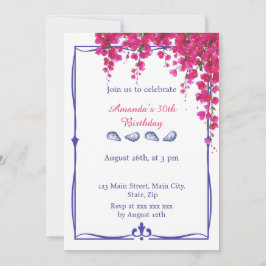 Invitación Cumpleaños con ambiente griego