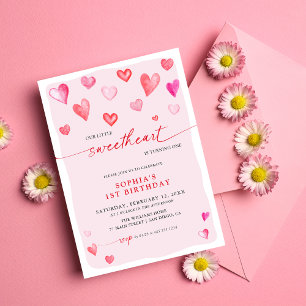 Invitación Cumpleaños Corazoncito 