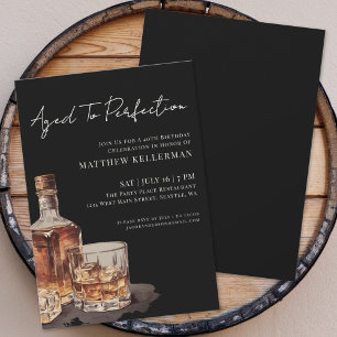 Invitación Cumpleaños de 40 años de Hombres Maduros a la Perf