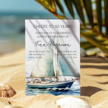 Cumpleaños de 60 años Fiesta del barco de vela