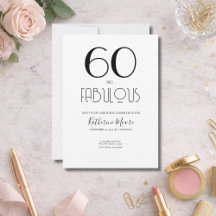 Cumpleaños de 60 años y fabuloso