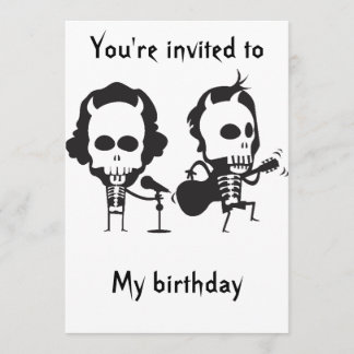 Invitación Cumpleaños de AC/DC