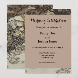 Invitación Cumpleaños de Alicia Fiesta de Cumpleaños y No Cum