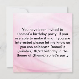 Invitación Cumpleaños de amiga linda