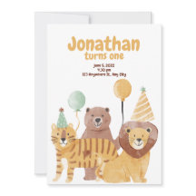 Cumpleaños de animales salvajes