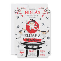 Cumpleaños de Artes Marciales de Guerrero Ninja Bl