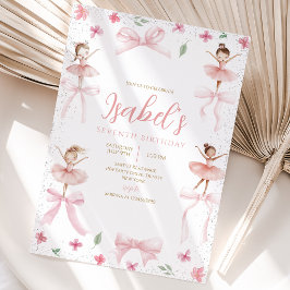 Invitación Cumpleaños de Bailarina