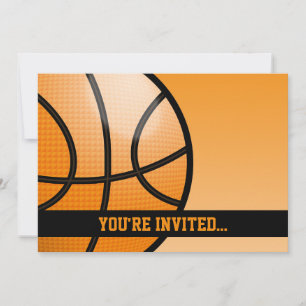 Invitación Cumpleaños de Baloncesto