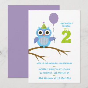 Invitación Cumpleaños de bebé o niño pequeño de cualquier eda