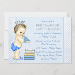 Invitación Cumpleaños de bebé: Trae un libro