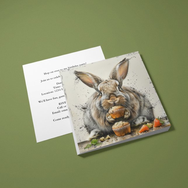 Invitación Cumpleaños de Bunny (Subido por el creador)