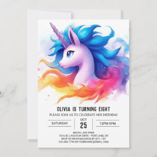 Invitación Cumpleaños de Caballo Editable en Granja