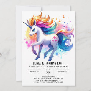Invitación Cumpleaños de caballo imprimible y rústico