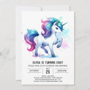 Invitación Cumpleaños de caballo imprimible y rústico